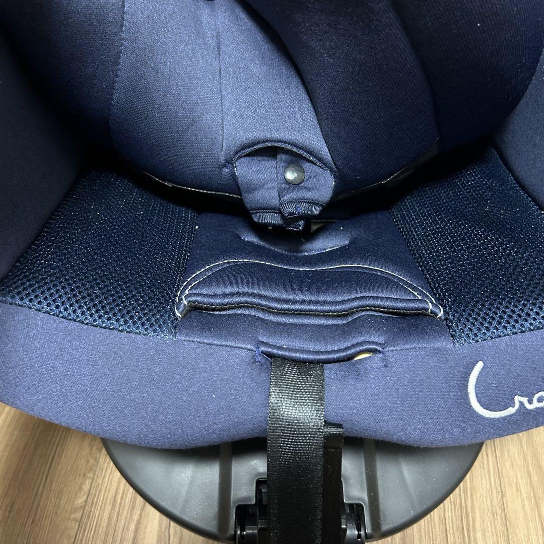 チャイルドシート　クレイドル オーカクルターンプライム ISOFIX ネイビー