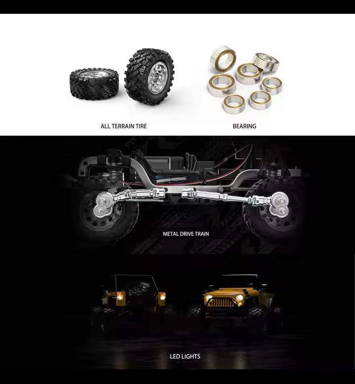 MJX ハイパーゴー H12Y 1/12 4WD RC クローラー