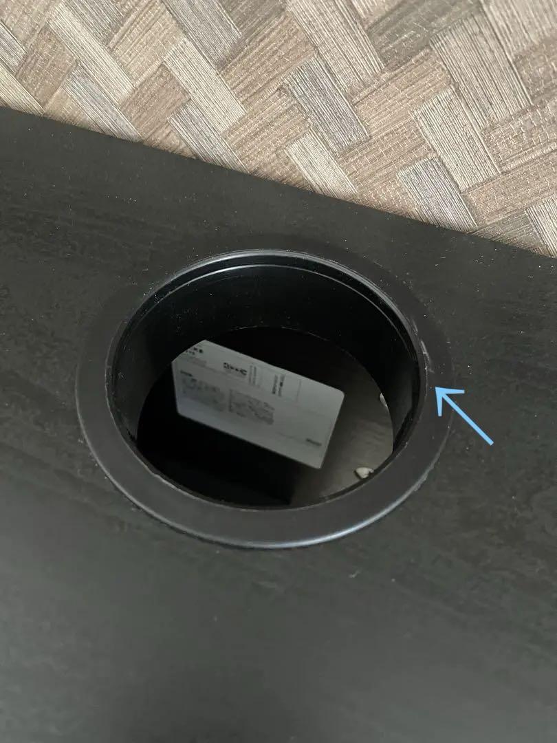 【たのメル便】IKEA  デスク　MICKE ミッケ　ブラックブラウン
