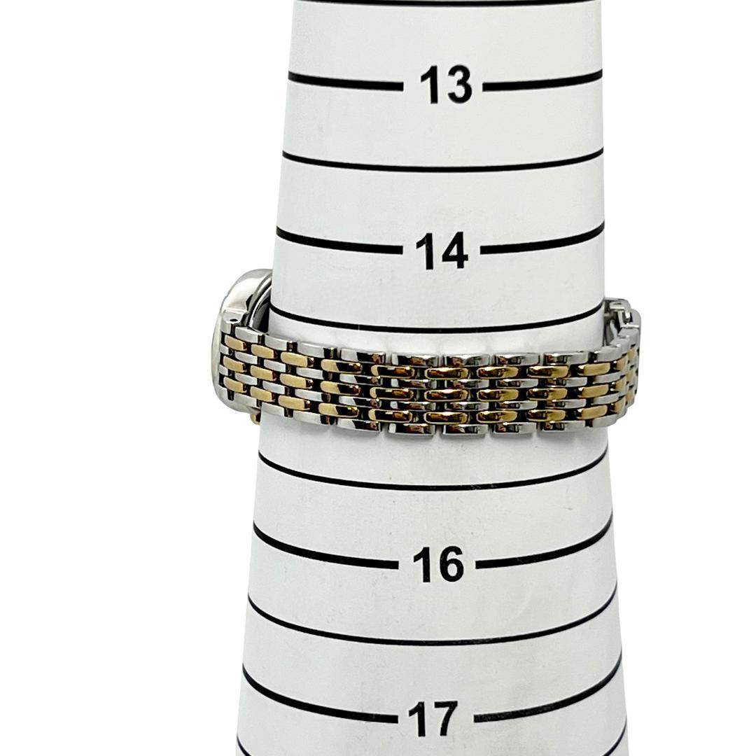 稼動品　SEIKO エクセリーヌ　10Pダイヤ　ソーラー　コンビカラー　腕時計