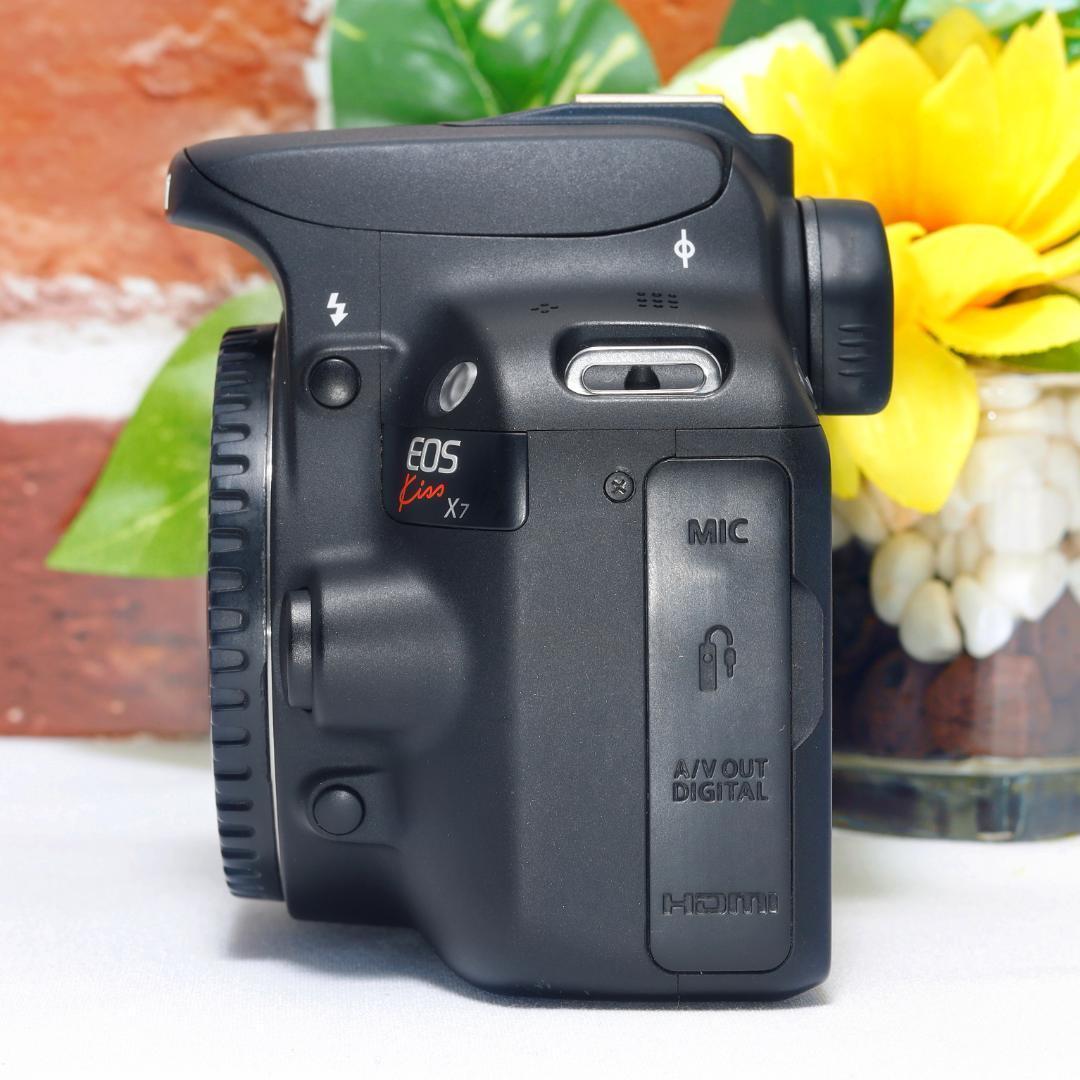 ✨大人気機種✨Canon Kiss X7✨ダブルレンズ✨超軽量✨スマホ転送OK