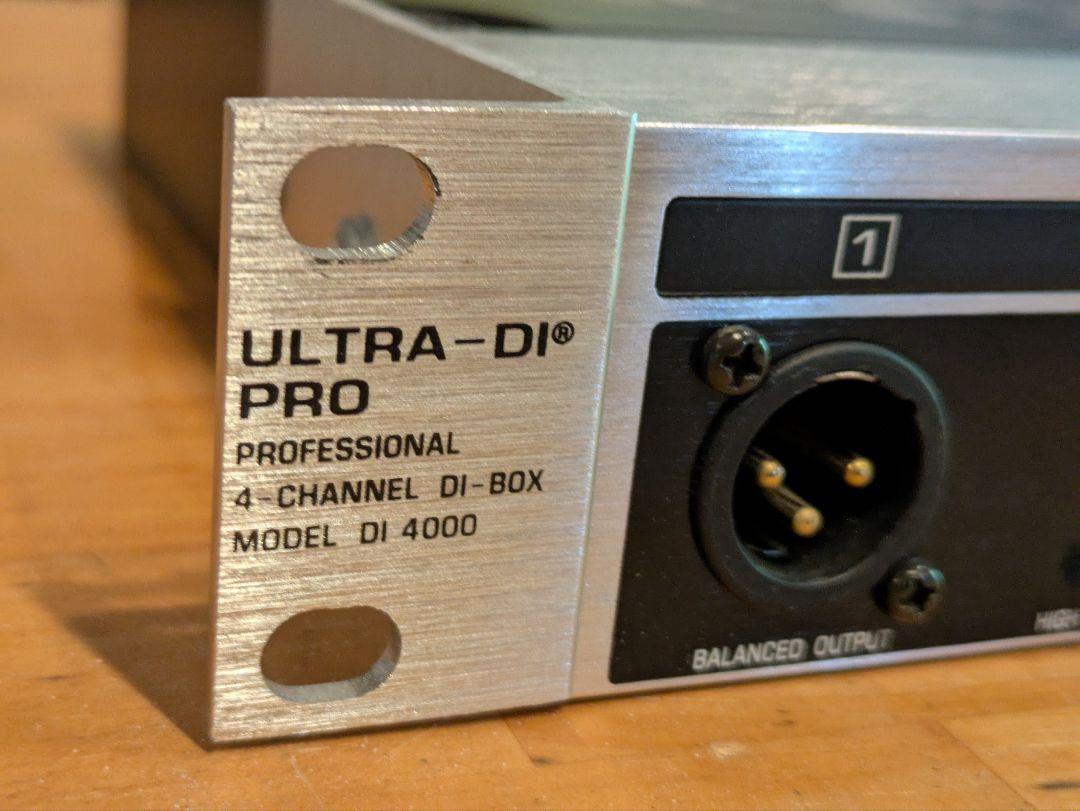 ベリンガーULTRA-DI PRO DI4000 アクティブDIボックス