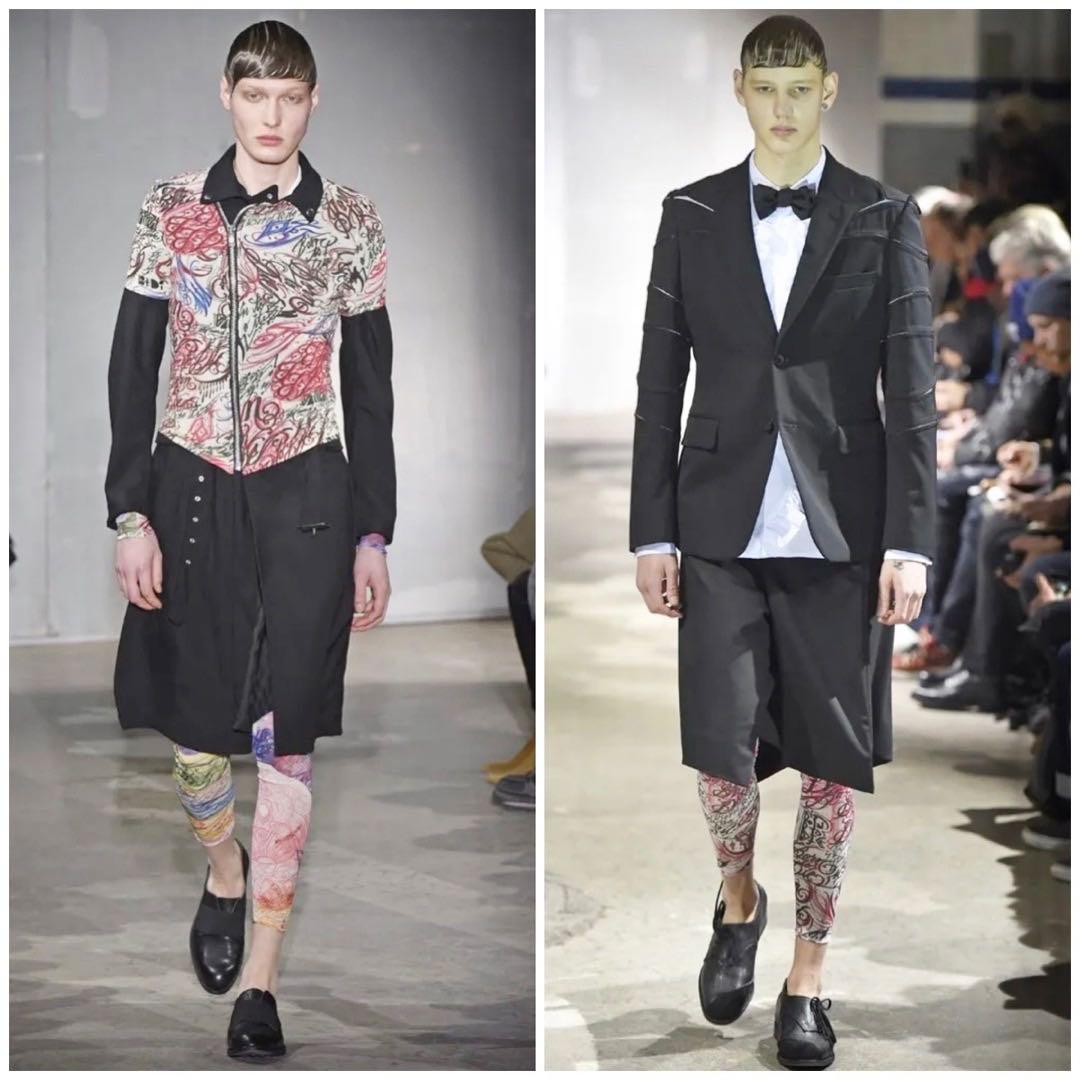 コムデギャルソンオムプリュス タトゥープリント アームカバー＆レッグカバー コムデギャルソンオムプリュス タトゥー レッグ＆アームカバー タグ付