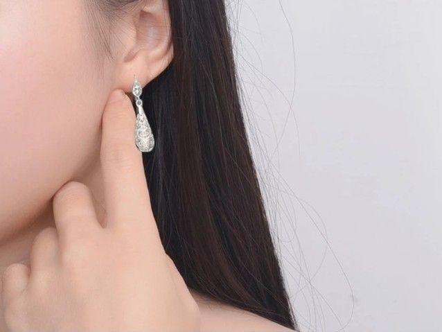 X21 ピアス レディース k18 シルバー おしゃれ シンプル