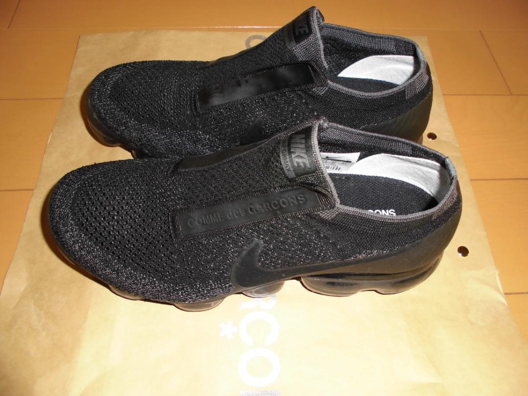 COMME des GARCONS×NIKE VAPORMAX スニーカー黒 保護 COMME des GARCONS×NIKE VAPORMAX スニーカー黒 スニーカー