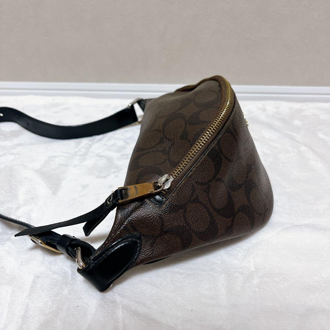 COACH コーチ シグネチャー ボディバッグ ウエストバッグ