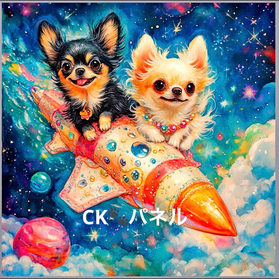 限定10枚　レアパネル生地　6柄セット　チワワロケットパネル生地