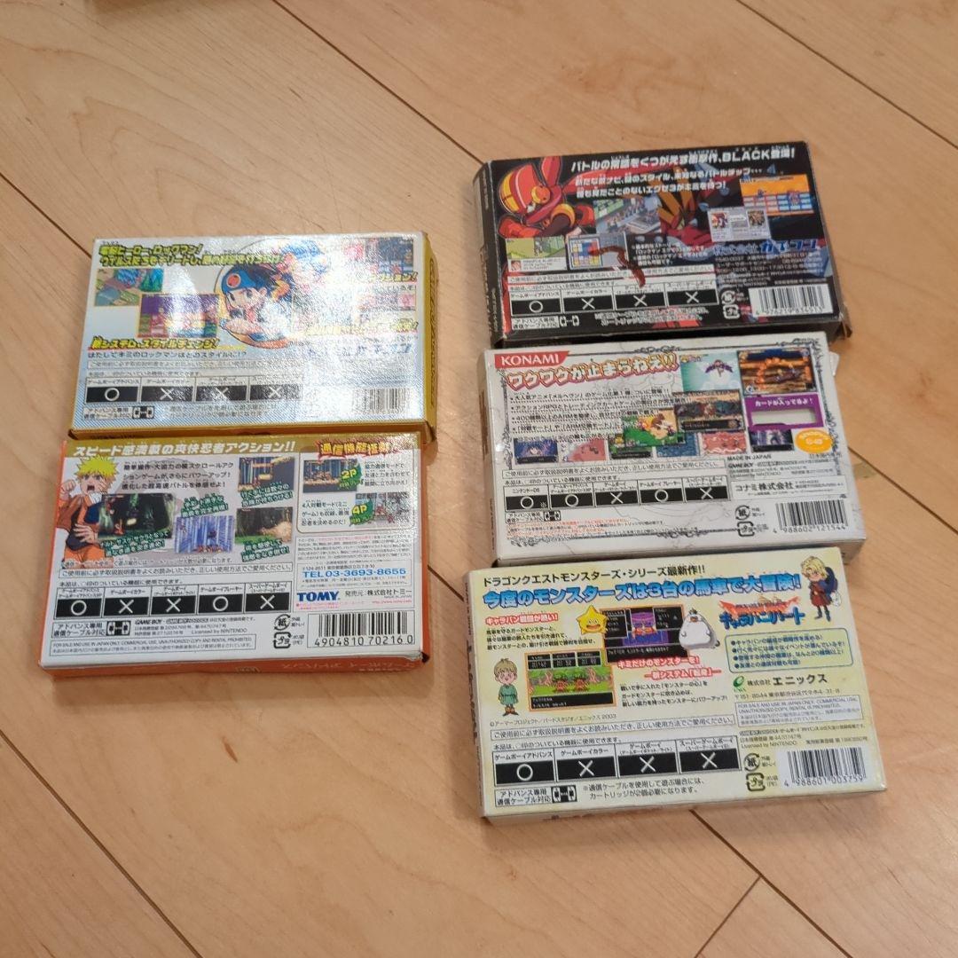 ゲームボーイアドバンスソフトセット全体的に状態が悪い