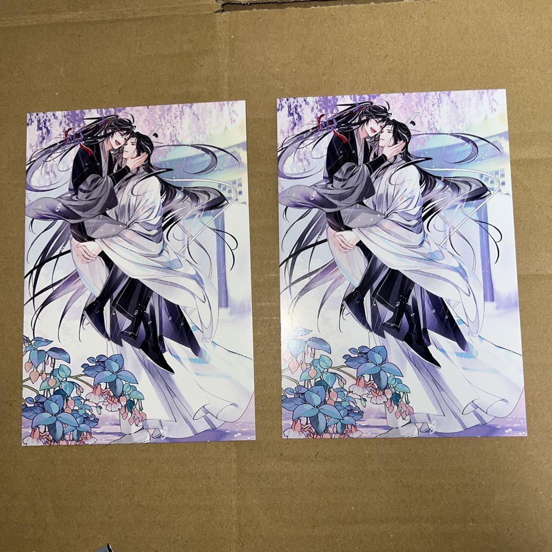 魔道祖師 突然の雨 缶バッジ 特典ポストカード 3点まとめセット
