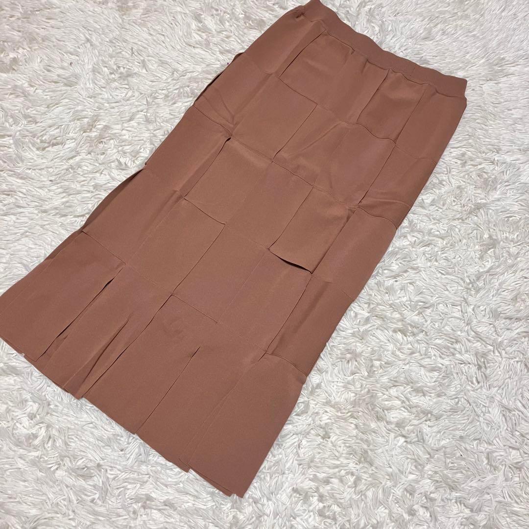 【美品】LE CIEL BLEU Basket Knitted Skirt