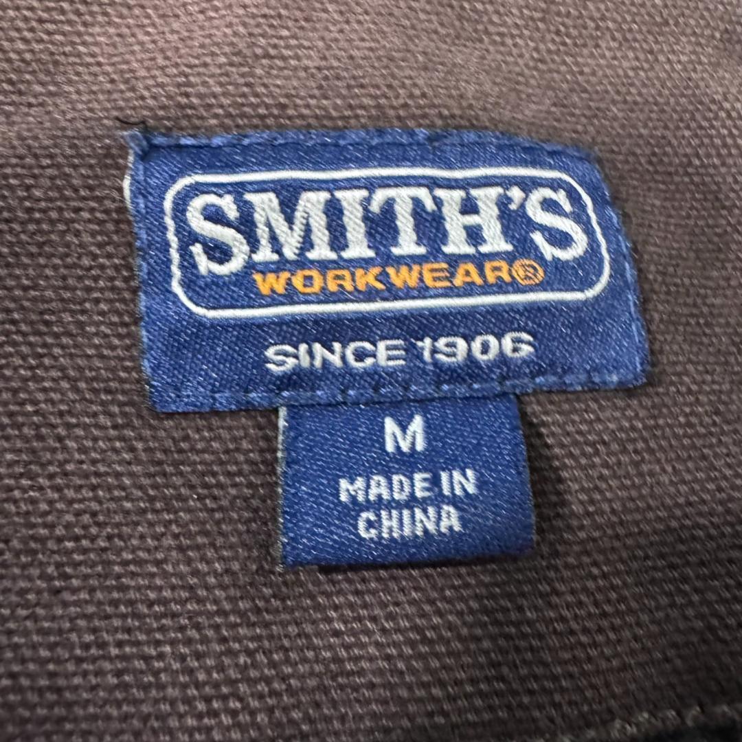 90s SMITH'S ヴィンテージ ダックベスト ワーク 古着 M ブラウン