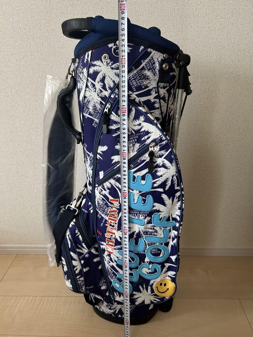 ブルーティーゴルフバッグ