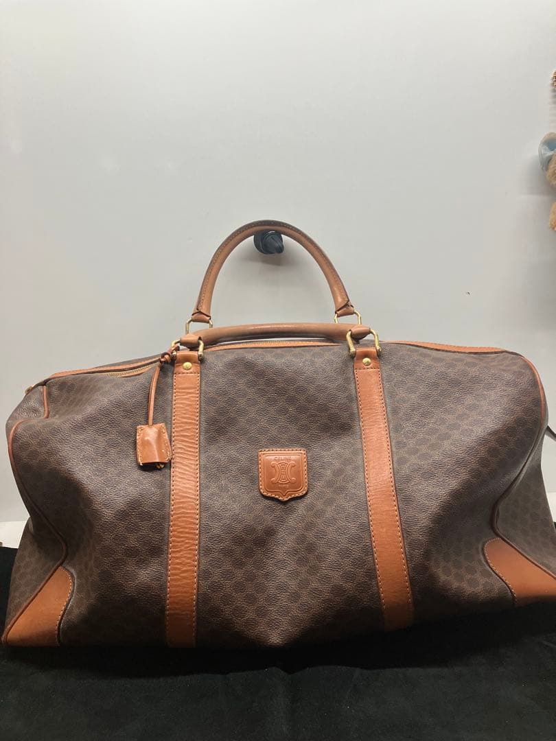 【CELINE】セリーヌ ボストンバッグ PVC レザー 鍵付き 大容量