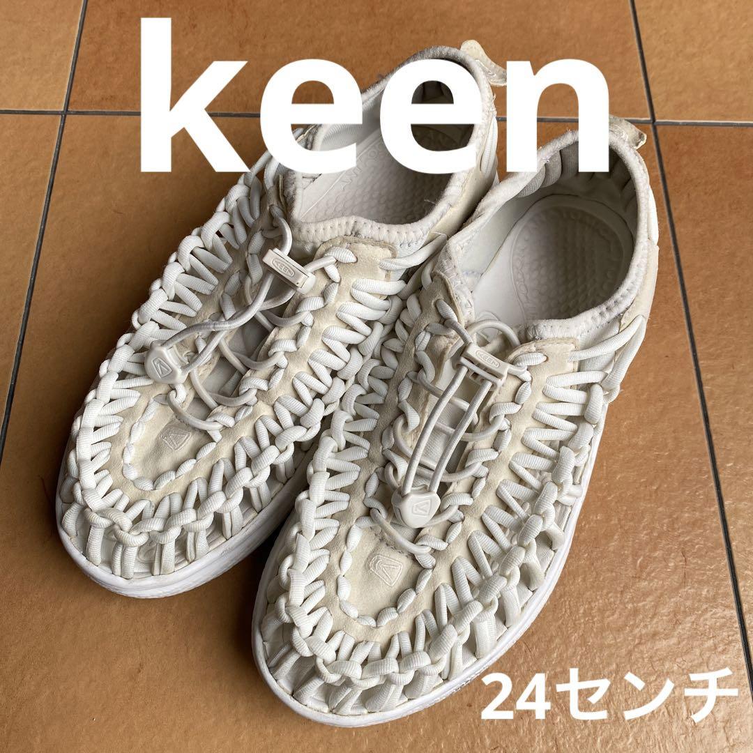 ２４．０センチ KEEN キーン サンダル UNEEK ユニーク 白 | www.darquer.fr