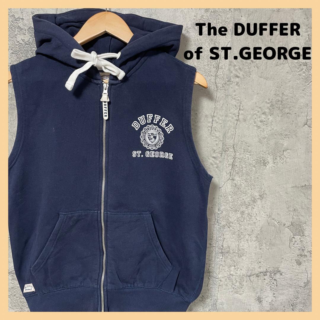 ザダファーオブセントジョージ スウェットパーカー ベスト ビッグロゴ