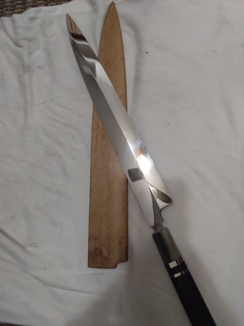 本焼 池田辰男 柳刃 尺やや傷や汚れあり