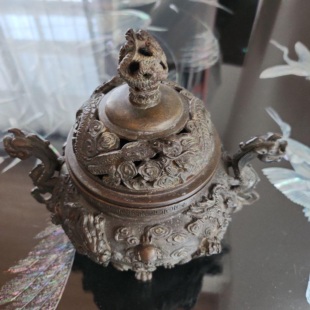 ☆香炉 龍 置物
