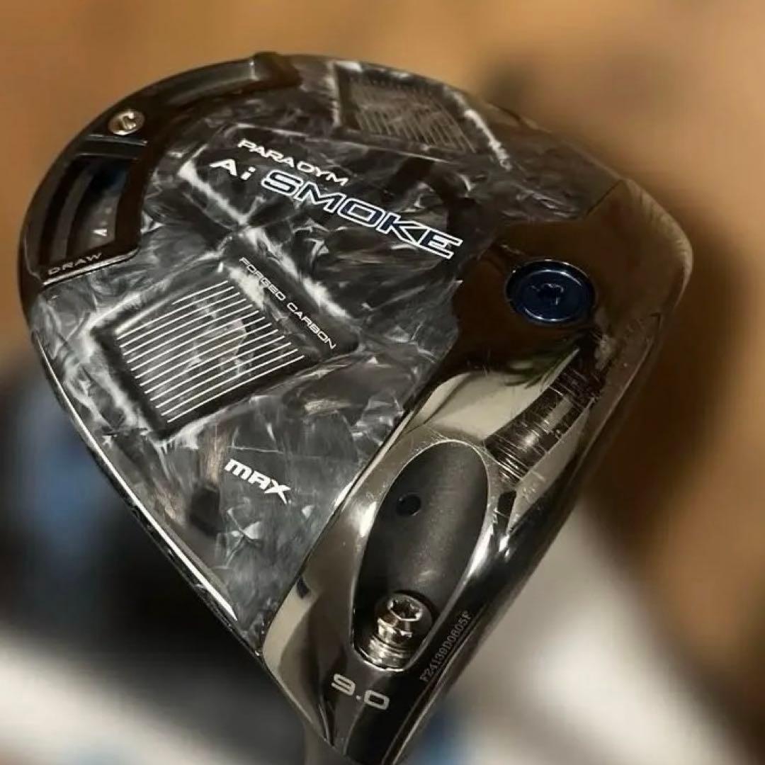 キャロウェイ PARADYM Ai SMOKE MAX ドライバーやや傷や汚れあり