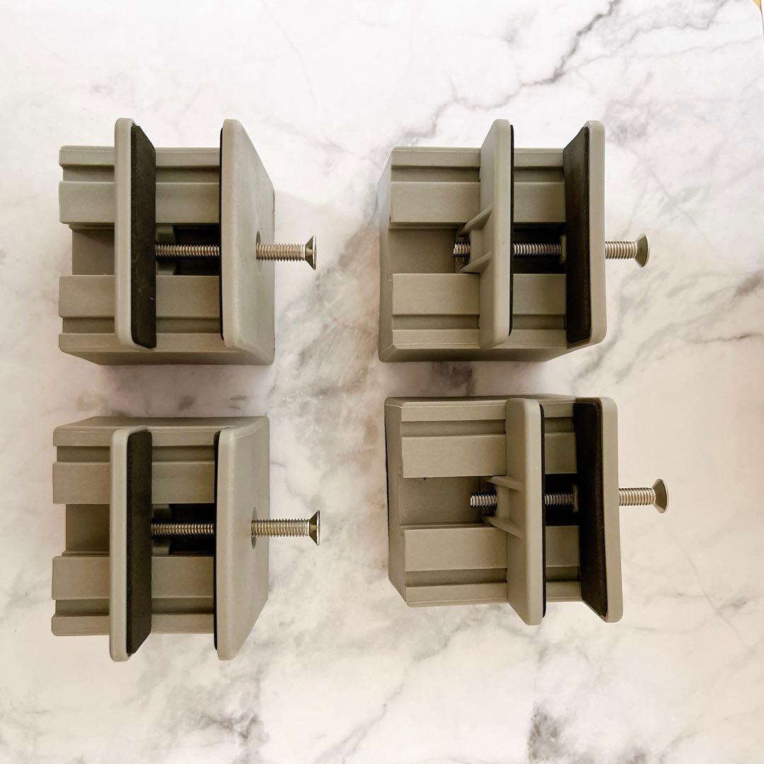 テーブル 脚 継ぎ足し 高さ調整 継ぎ脚 4個 継足し テーブル脚台 グレー♥に近い WWW_OPDRERGINERDOGAN_COM