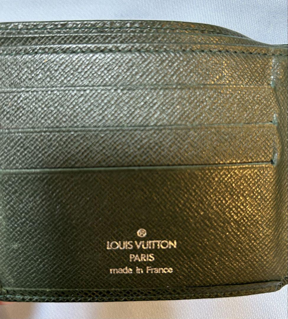 Louis Vuitton 二つ折り財布 ダークグリーン
