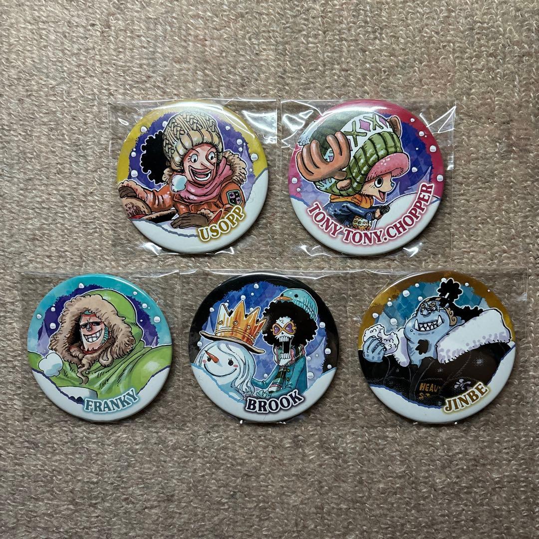 ワンピース コレクション缶バッジ “WINTER” 第1弾 ルフィ 3点セット ONEPIECE ワンピース コレクション缶バッジ WINTER 未開封