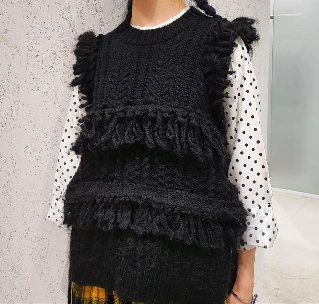 タオコムデギャルソンニットベストS TAO COMME des GARCON S