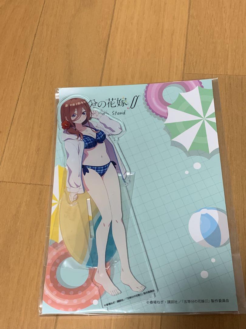 【A賞】五等分の花嫁 よみうりランド よみラン 水着 特大タペストリー 三玖 中野三玖 よみうりランド 水着 アクリルスタンド 五等分の花嫁