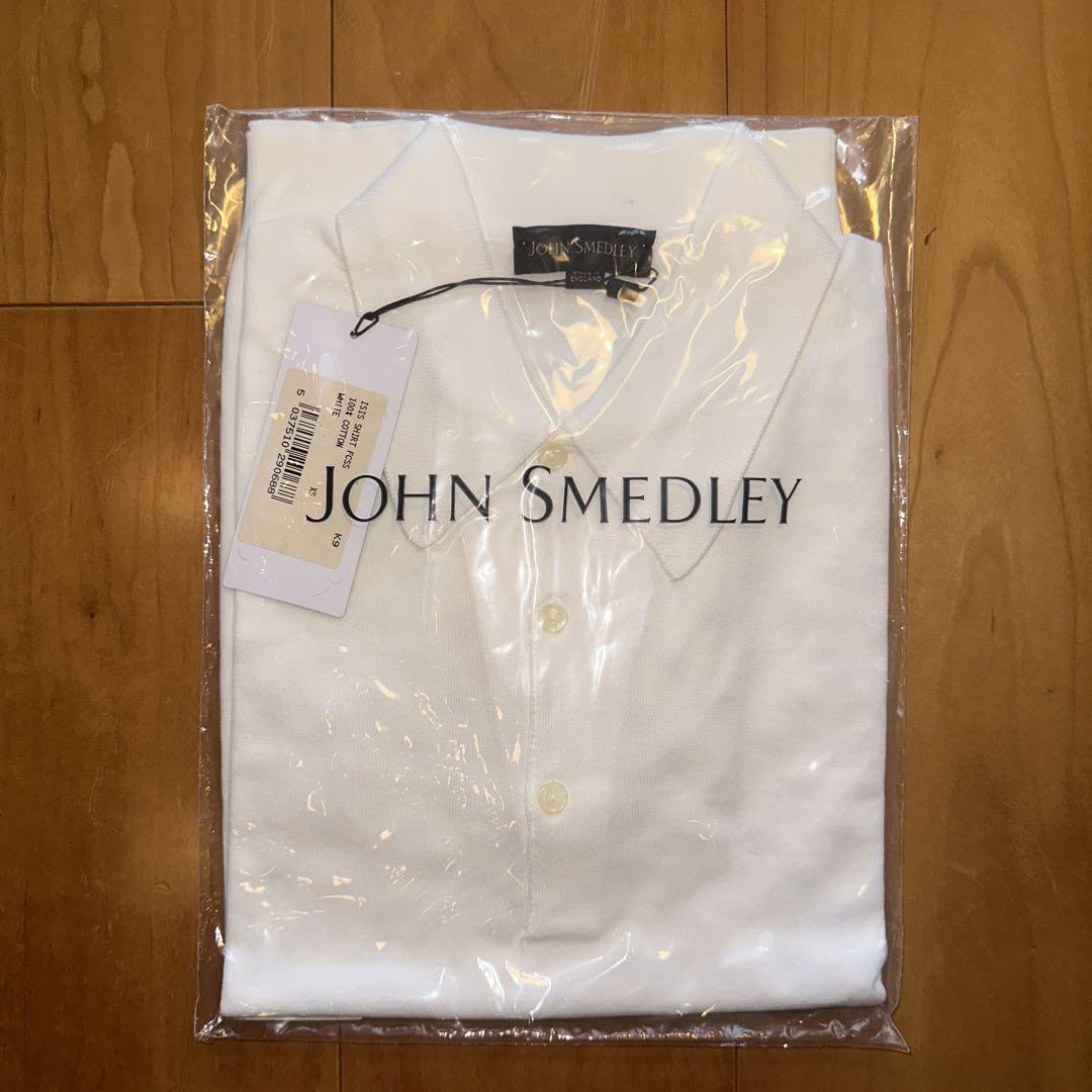 【新品】JOHN SMEDLEY ポロ ホワイト XS（日本のSサイズ相当）