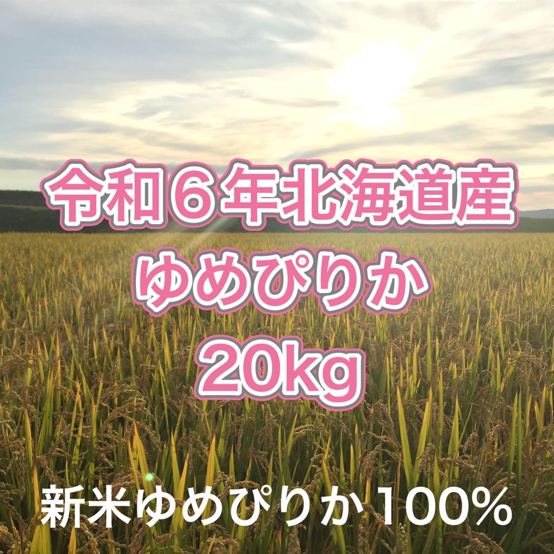 令和6年　北海道産　ゆめぴりか　20kg