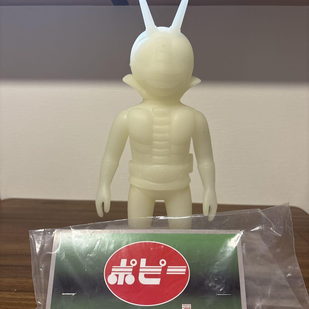 パチ 無版権ソフビ 仮面ライダーV3 面取れ スタンダードサイズ