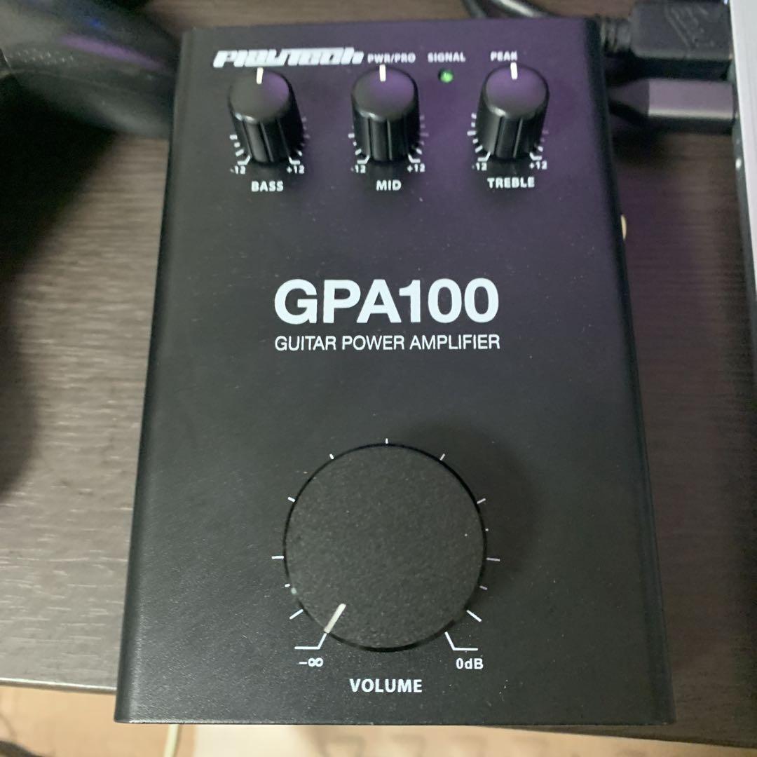GPA100 ギター用パワーアンプ ほぼ新品】PlayTech GPA100 ギター用パワーアンプ - メルカリ
