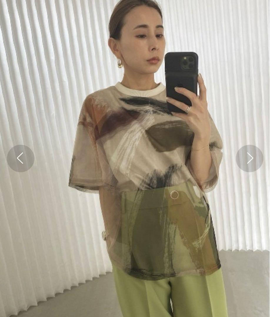 【美品】 AMERI LOUISE ART TEE
