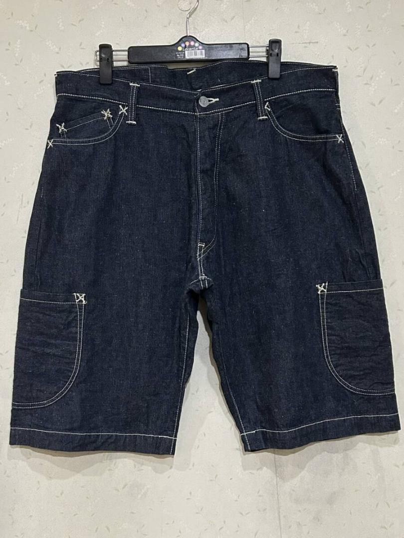 新 恵美寿神頭 エヴィス エビス LOT 2001 ハーフ ショートデニムパンツ 画像2
