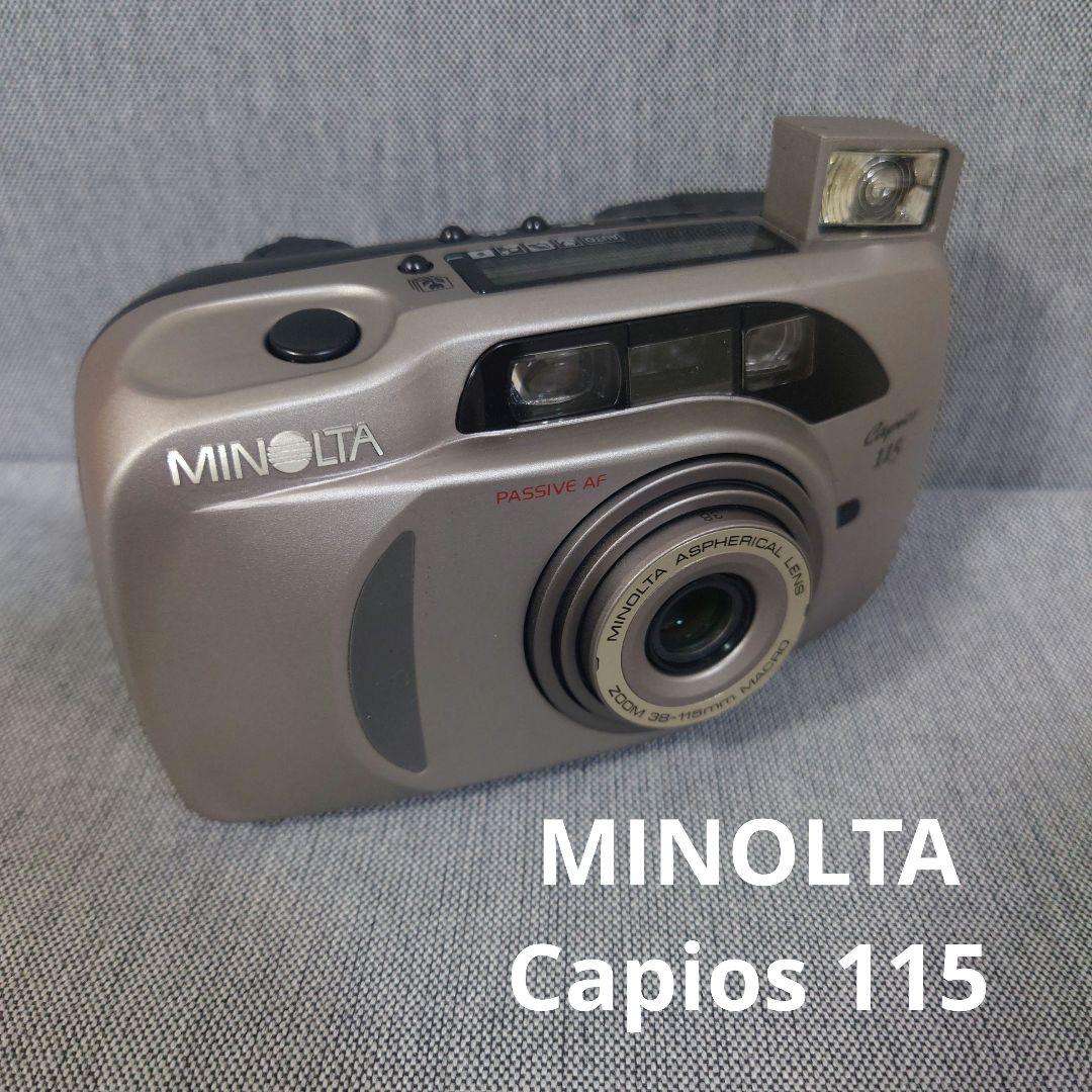 MINOLTA Capios 115 フィルム　コンパクトカメラ　完動品 MINOLTA Capios 115 コンパクト フィルムカメラ ミノルタ 美品