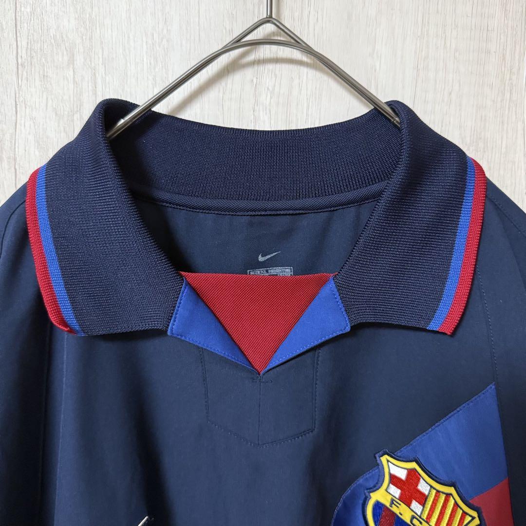 NIKE ナイキ 古着 ユニフォーム ゲームシャツ バルセロナ 2002-03