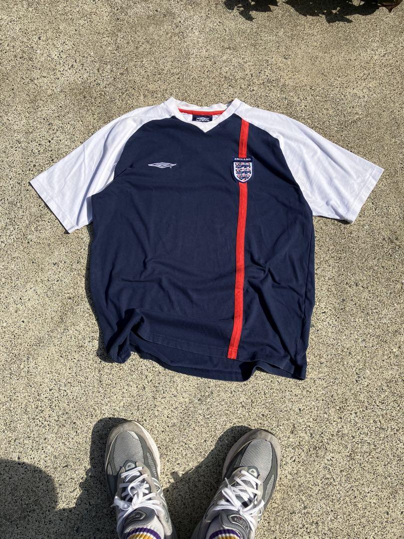 【美品】アンブロxイングランド代表 コットンTシャツ　XL ユニフォーム
