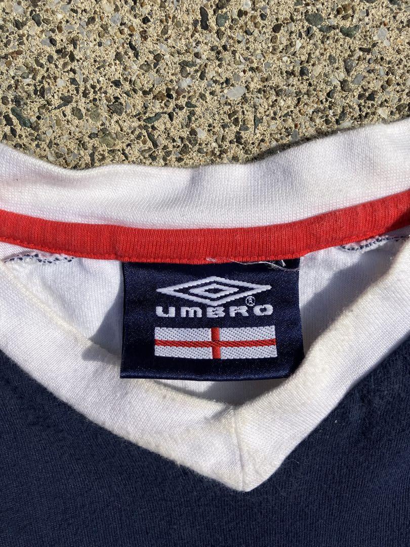 【美品】アンブロxイングランド代表 コットンTシャツ　XL ユニフォーム 美品】アンブロxイングランド代表 コットンTシャツ XL