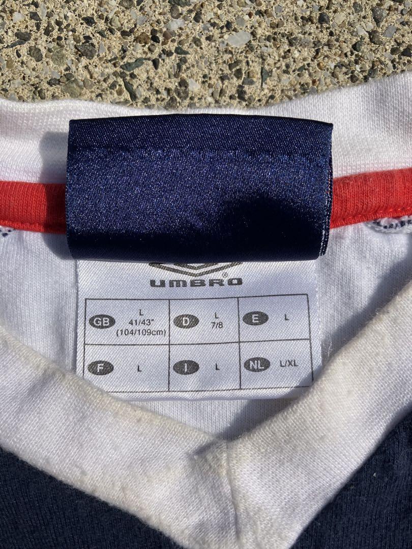 【美品】アンブロxイングランド代表 コットンTシャツ　XL ユニフォーム 美品】アンブロxイングランド代表 コットンTシャツ XL