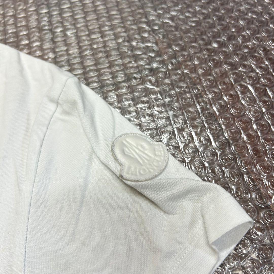 【レア】【美品】MONCLER モンクレール　半袖Tシャツ　白　S