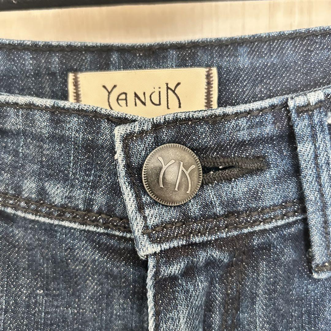 美品】YANUK ヤヌーク セミフレア ハイウエスト デニム
