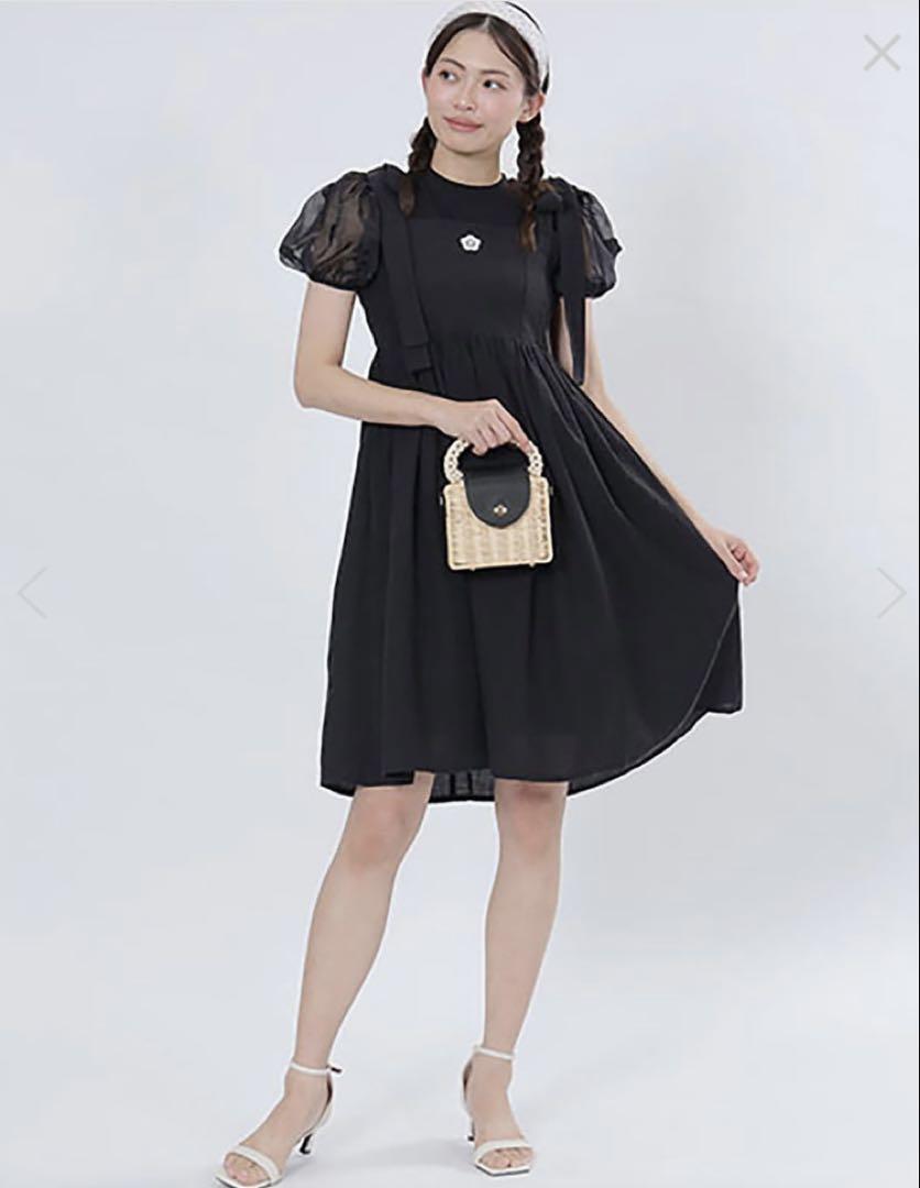 【訳あり新品】マリークワント　カゴバッグ　ポシェット　ブラック