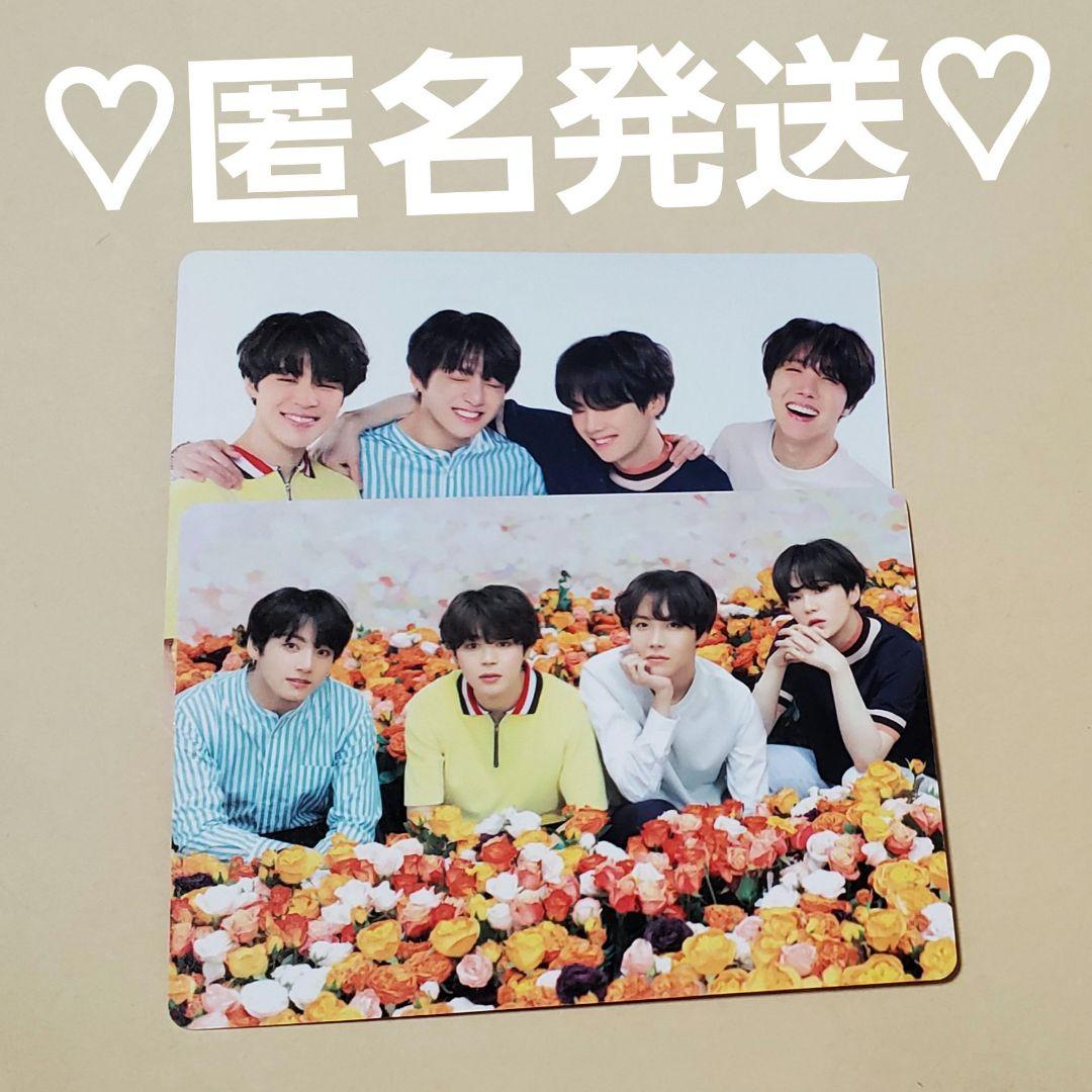 春新作の トレカ ミニフォト yourself love BTS ユニット ジミン グク タレントカード