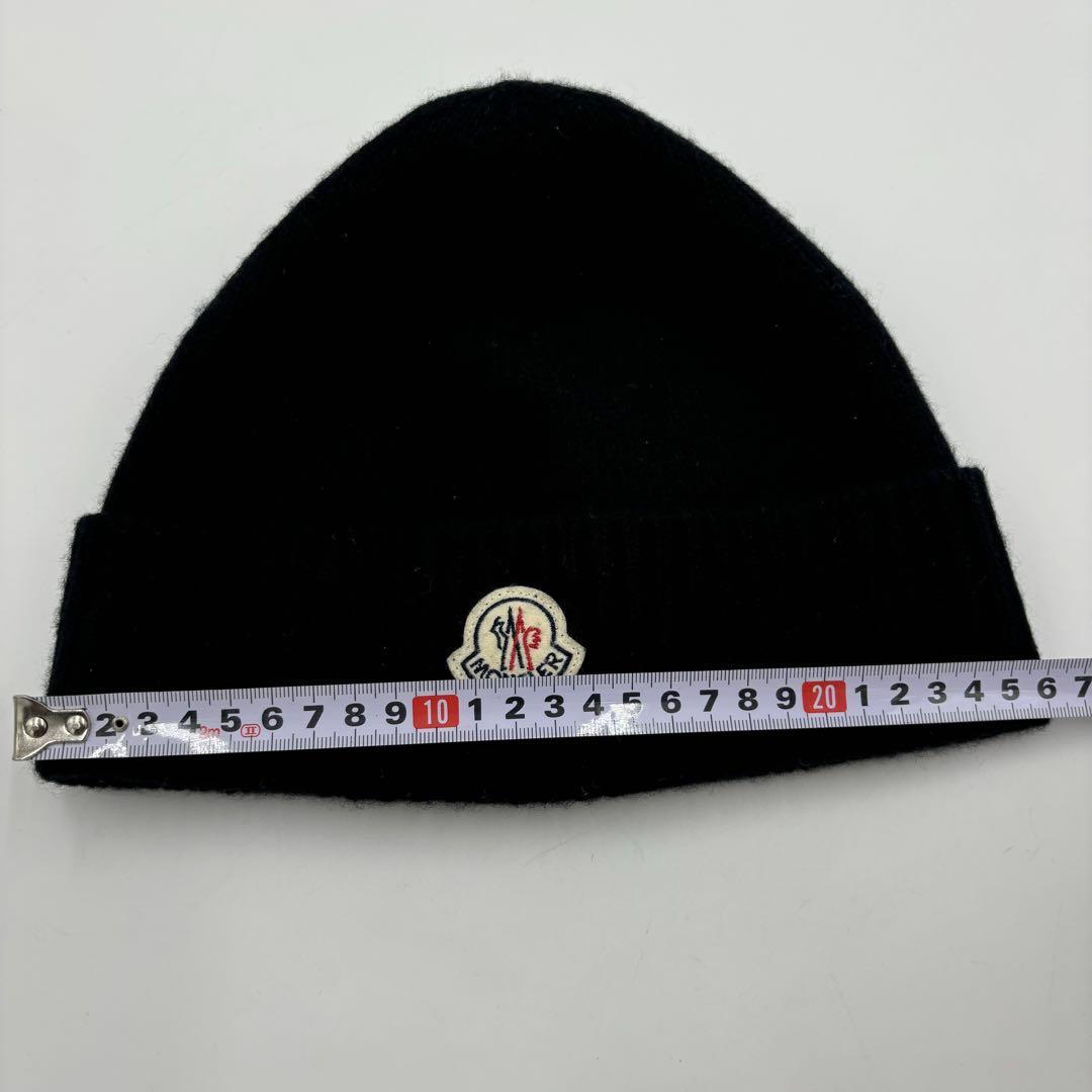 MONCLER ★ ビーニー/ニットキャップ ブラック ブラック ニットキャップ : ハット＆ベレー 向けの メンズ