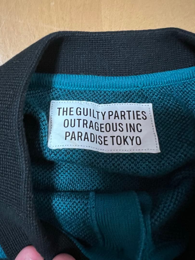 WACKO MARIA LEOPARD KNIT POLO SHIRT WACKO MARIA LEOPARD KNIT POLO SHIRT