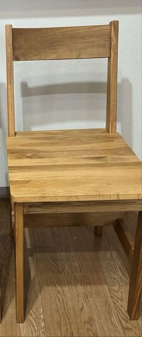 LOWYA ダイニングチェア グレー 2脚セット