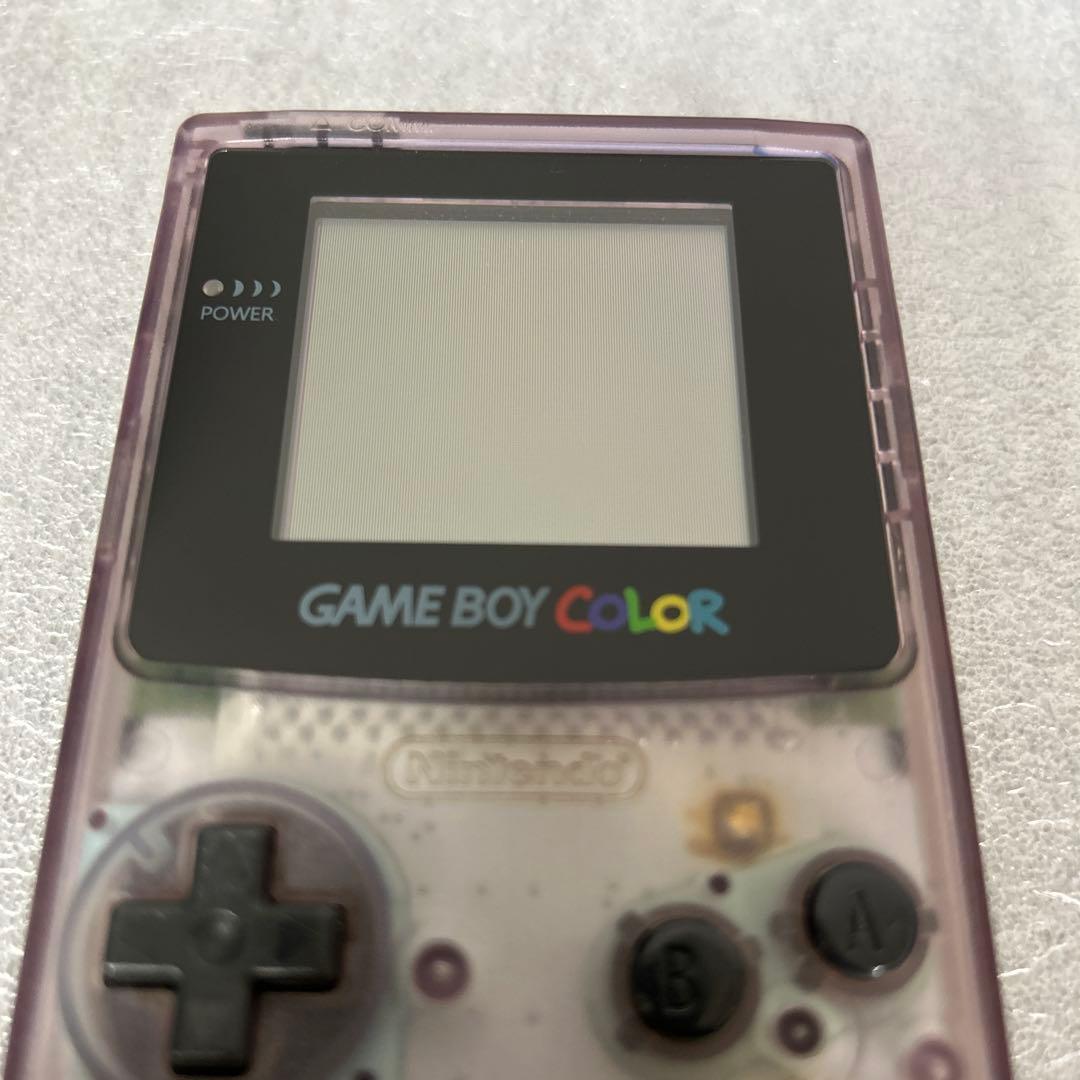 【動作品】箱付ゲームボーイカラー 本体クリアパープル(CGB-001)動作確認済 【動作品】箱付ゲームボーイカラー 本体クリアパープル(CGB-001)動作確認済