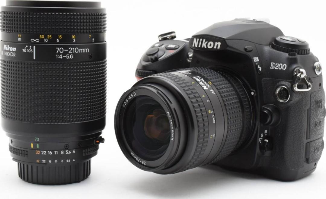 D15/6462A★美品★Nikon D200 ダブルズームセット