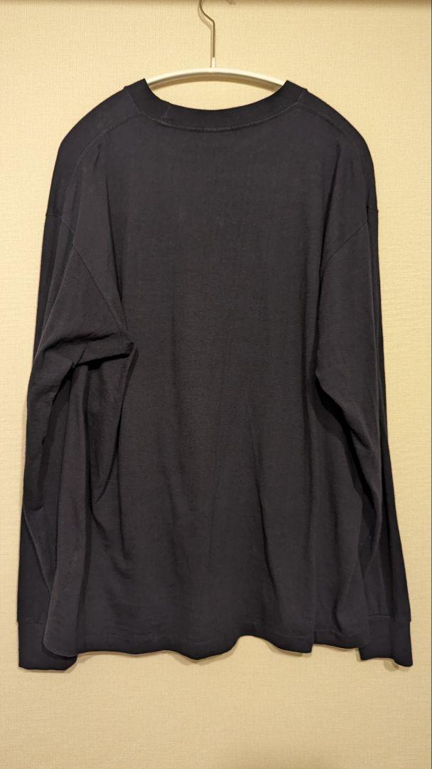 COMOLI 空紡天竺長袖Tシャツ　NAVY　サイズ：２