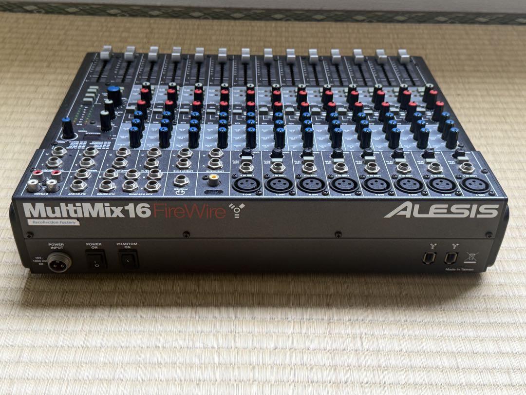 【ジャンク】ALESIS ミキサー MULTIMIX 16 FIREWIRE