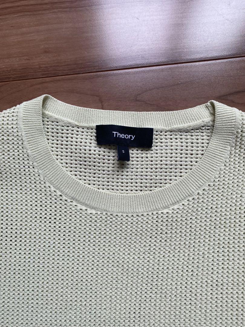 美品！50%オフ最新Theory25SS半袖ニットPOINTELLE TEE